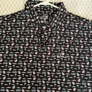 Rhoback, “the Dade” Miami style polo. Like new, only worn once.